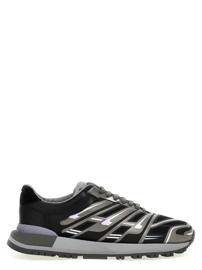 MAISON MARGIELA BLACK 50/50 SNEAKERS