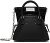 Maison Margiela 5ac Classique Micro Leather Handbag In T8013 Black