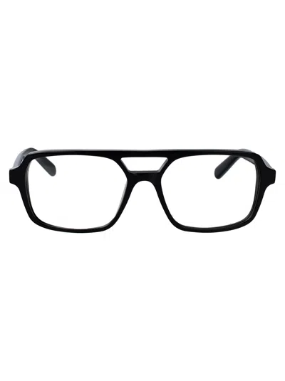 Maison Margiela Black Acetate Glasses In White