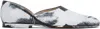 Maison Margiela Bianchetto Grecian Slippers Man Mat Bianchetto In Ha331 Black/mat Bian