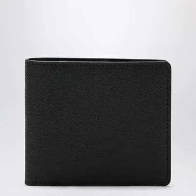 MAISON MARGIELA BLACK BI-FOLD LEATHER WALLET