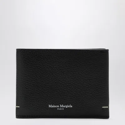 Maison Margiela Black Bi-fold Wallet With Logo