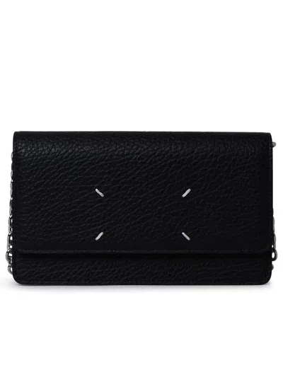 MAISON MARGIELA MAISON MARGIELA BLACK CALF LEATHER WALLET