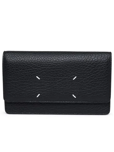 Maison Margiela Black Calf Leather Wallet