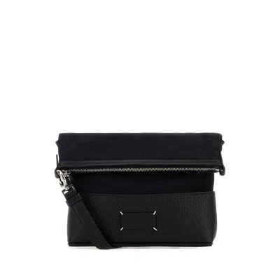 Maison Margiela Black Canvas 5ac Clutch Borse A Mano