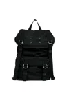 Maison Margiela Black Canvas Backpack In Black