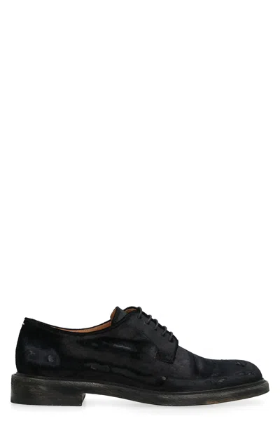 Maison Margiela Man Lace-up Shoes Black Size 12 Textile Fibers