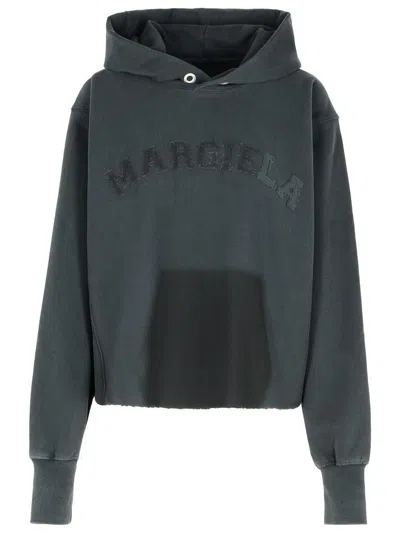 Maison Margiela Black Cotton Sweatshirt