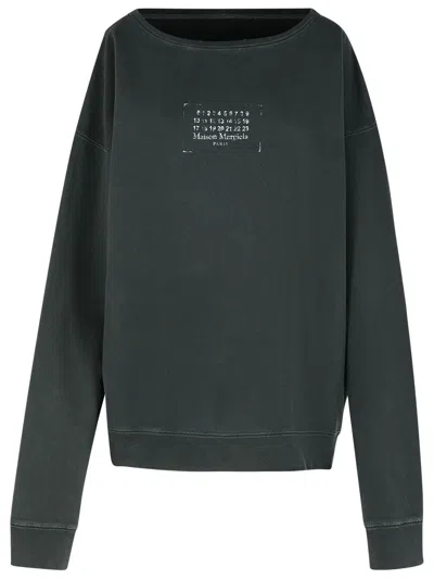 Maison Margiela Black Cotton Sweatshirt Women