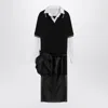 Maison Margiela Women's Decortique Dress With Floral Detail In Black