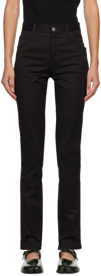 Maison Margiela Black Five-pocket Jeans In 900 Black