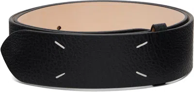 Maison Margiela Black Four Stitches Belt