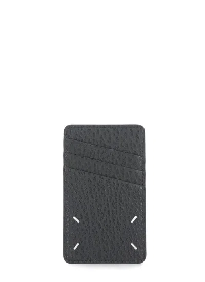 Maison Margiela Black Four Stitches Card Holder