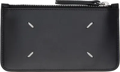 Maison Margiela Black Four Stitches Card Holder