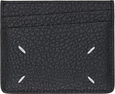 Maison Margiela Black Four Stitches Card Holder