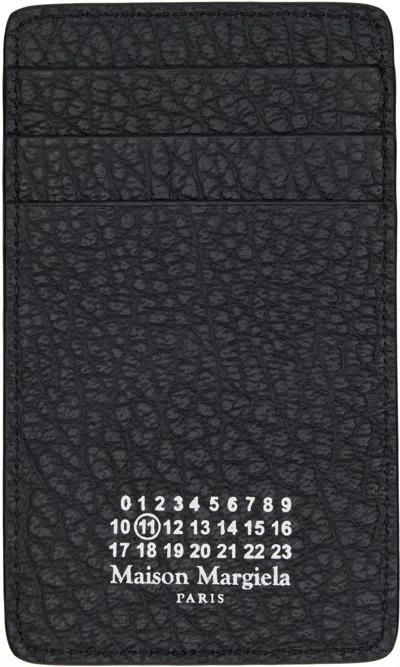 Maison Margiela Black Four Stitches Card Holder