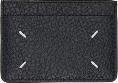 Maison Margiela Black Four Stitches Card Holder