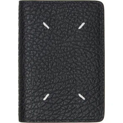 Maison Margiela Black Four Stitches Card Holder