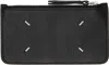 Maison Margiela Black Four Stitches Card Holder In T8013 Black