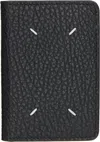 Maison Margiela Black Four Stitches Card Holder In T8013 Black