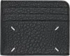 Maison Margiela Black Four Stitches Card Holder In T8013 Black