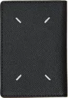 Maison Margiela Black Four Stitches Card Holder In T8013 Black