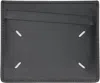 Maison Margiela Black Four Stitches Card Holder In T8013 Black