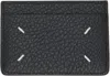Maison Margiela Black Four Stitches Card Holder In T8013 Black