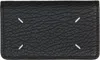 Maison Margiela Black Four Stitches Card Holder In T8013 Black