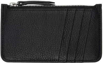 Maison Margiela Black Four Stitches Card Holder In T8013 Black