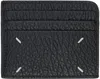 Maison Margiela Black Four Stitches Card Holder In T8013 Black
