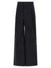 Maison Margiela Black Four Stitches Pants In Black