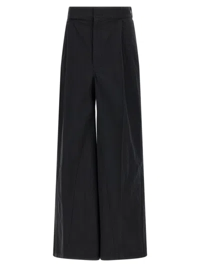 MAISON MARGIELA BLACK FOUR STITCHES PANTS