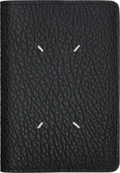 Maison Margiela Black Four Stitches Passport Holder