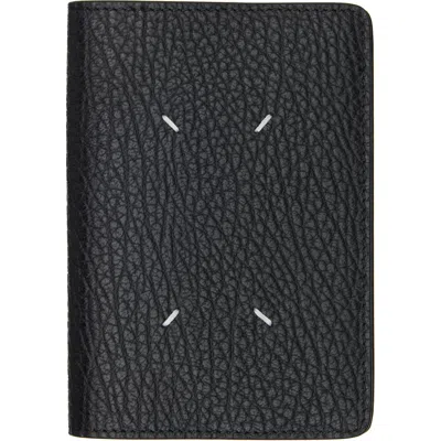 Maison Margiela Black Four Stitches Passport Holder