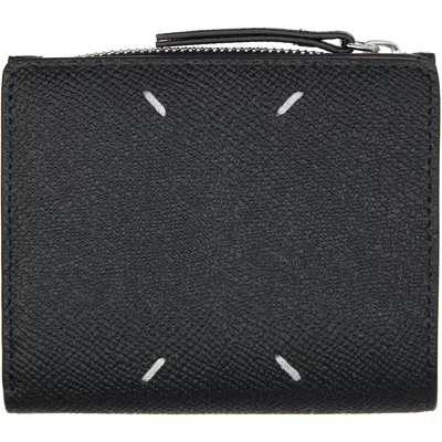 Maison Margiela Black Four Stitches Wallet