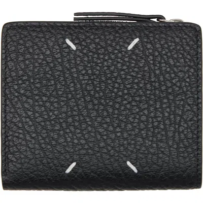 Maison Margiela Black Four Stitches Wallet