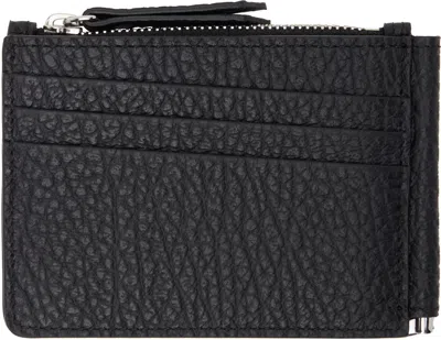 Maison Margiela Black Four Stitches Wallet In T8013 Black