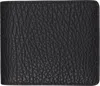 Maison Margiela Stitch Detail Grained Leather Wallet In T8013 Black