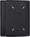 Maison Margiela Black Four Stitches Wallet In T8013 Black