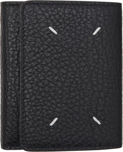 Maison Margiela Black Four Stitches Wallet