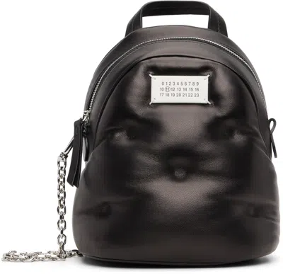 Maison Margiela Black Glam Slam Backpack In Brown