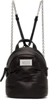 Maison Margiela Black Glam Slam Backpack In T8013 Black