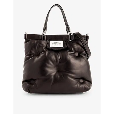 Maison Margiela Black Glam Slam Leather Top-handle Bag
