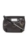 Maison Margiela Glam Slam Red Carpet Quilted Magnetic-closure Clutch Bag In Black
