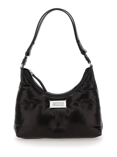 MAISON MARGIELA BLACK GLAM SLAM SMALL HOBO BAG
