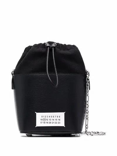 Maison Margiela Black 5ac Mini Bucket Handbag For Women By  Ss24