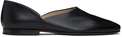 MAISON MARGIELA BLACK GRECIAN SLIP-ON LOAFERS