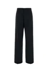 Maison Margiela Herringbone Trousers Pants Black In Black
