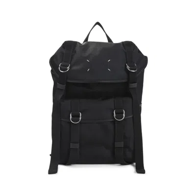 MAISON MARGIELA BLACK HIGH-TECH MEDIUM BACKPACK